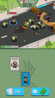 Merge Zombie Siege - Screenshot 2