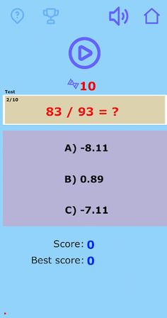 MathTest22 - Screenshot 1