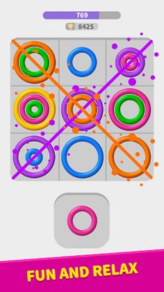 Color Rings Matching Puzzle - Screenshot 2