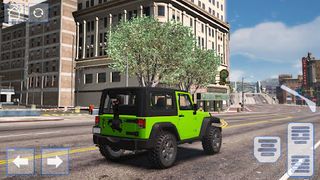 Car Sim Jeep Wrangler Driving - Screenshot 3