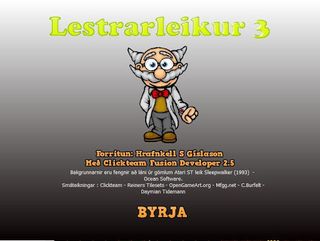 Lestrarleikur 3 - Screenshot 1