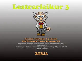 Lestrarleikur 3 - Screenshot 1