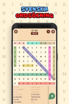 Swedish Word Search - Screenshot 2