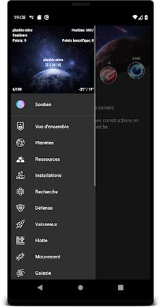 Ogame Android - Non Officiel - Screenshot 2