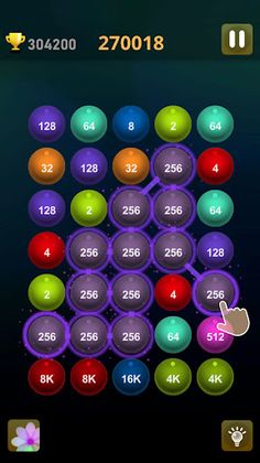 2248 puzzle - link block Tiles - Screenshot 4