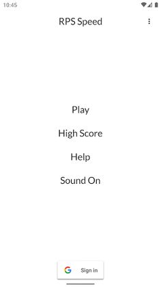 RPS Speed - Screenshot 1