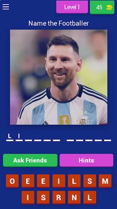 Guess Football Players & Win - Screenshot 1