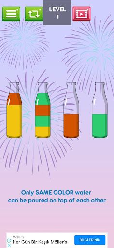 Water sort puzzle - Screenshot 4