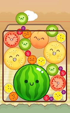 Watermelon Merge Madness 2048 - Screenshot 1