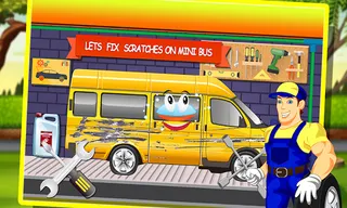 Mini Bus Repairing Simulator - Real Auto Mechanic - Screenshot 2