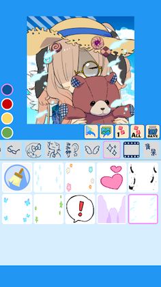 Anime Avatar Cute Girl Maker - Screenshot 2