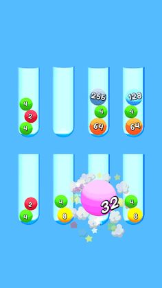 Ball Sort 2048 3D - Screenshot 3