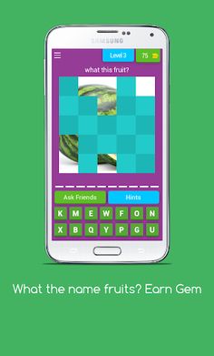 Fruit Name : Win Gems Quiz - Screenshot 4