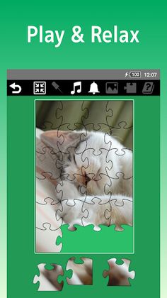 Cute cat jigsaw puzzle - Screenshot 4