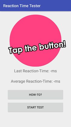 Reaction Test Pro - Screenshot 1