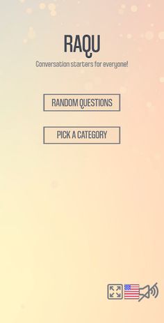RAQU - conversation starters - Screenshot 2