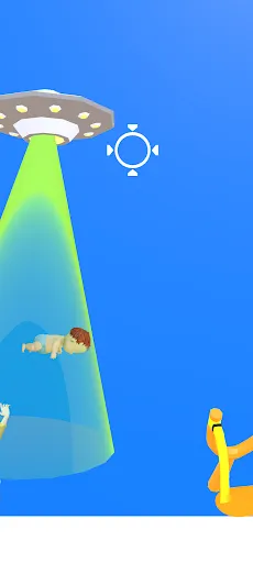Rescue Baby from UFO - Screenshot 1