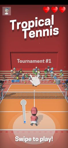 Tropical Tennis 3D - Screenshot 1