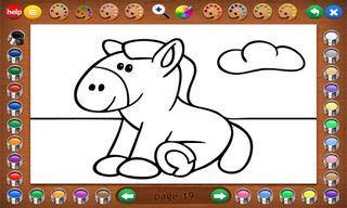 Coloring Book 10: Baby Animals - Screenshot 3