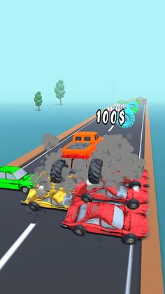 Monster Wheels 3D - Screenshot 1