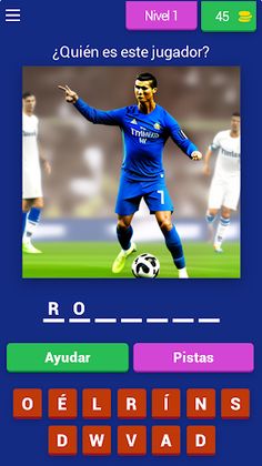 QuizFutbol: Adivina el Jugador - Screenshot 1