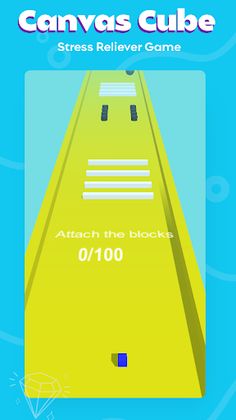 Canvas Cube Run : Avoid The Ba - Screenshot 3