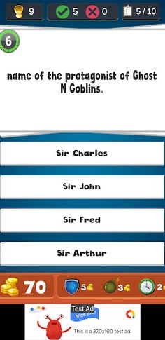 Classic games arcade trivia - Screenshot 3