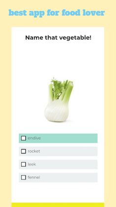 Food Quiz - question & answer - Screenshot 3