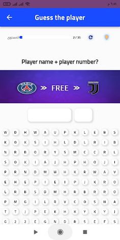 Football Quiz Guess the player - Screenshot 4