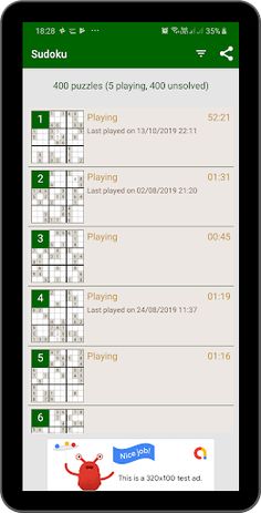Sudoku Free - GJR - Screenshot 2
