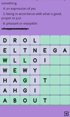 Word Box - Seven Words Puzzle - Screenshot 4