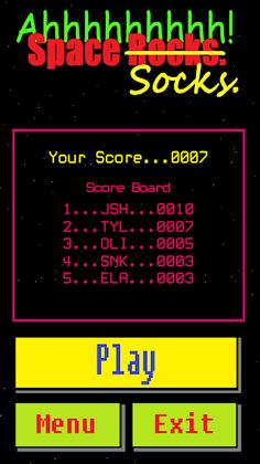 Ahhhhhhhhh! Space Socks - Screenshot 2