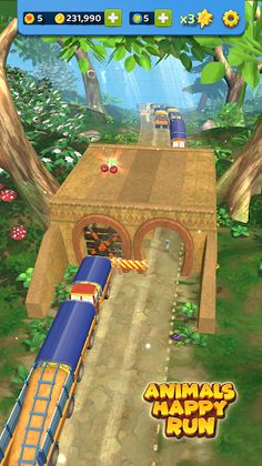 Animals Happy Run 3D - Screenshot 2