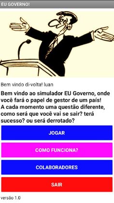 JOGO EU GOVERNO! - Screenshot 1