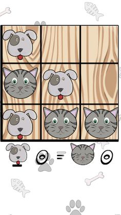 Tic Tac Toe Cats and Dogs - Screenshot 2