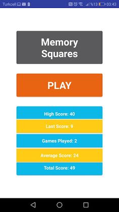 MEMORY GAME - Screenshot 1