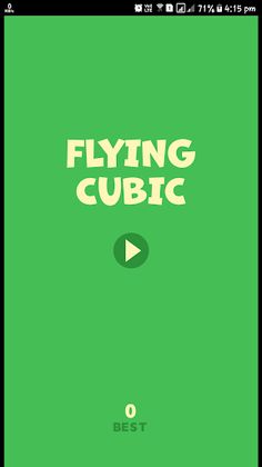 Flying Cubic Game - Screenshot 1