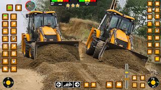 Snow Excavator Game - JCB Game - Screenshot 2