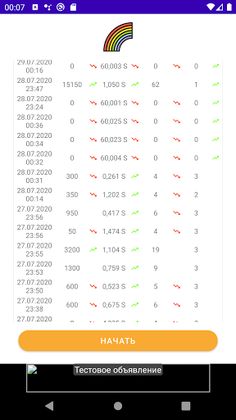 Rainbow Cards (Stroop effect) - Screenshot 2