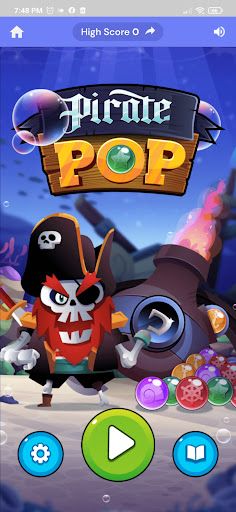 Pirate Pop Bubble - Screenshot 1