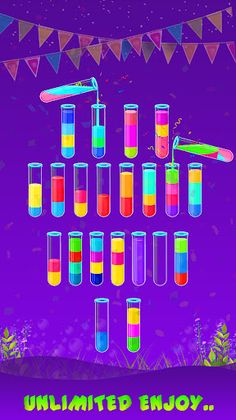 Water Sort Color Pouring Game - Screenshot 4