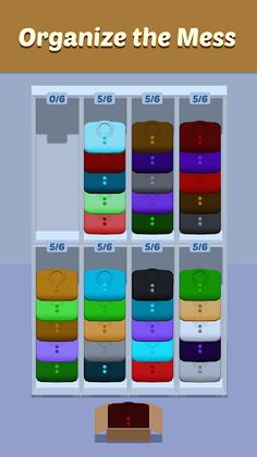 Color Sort: Cloth Organizer - Screenshot 1