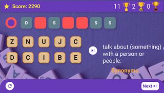 Missing letters - Words Game - Screenshot 1