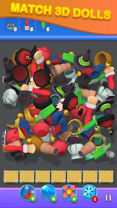 Zawawa Match 3D - Screenshot 1