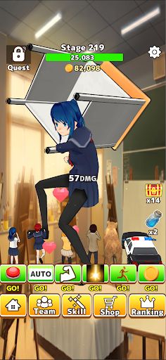 Incremental school tap battle - Screenshot 1