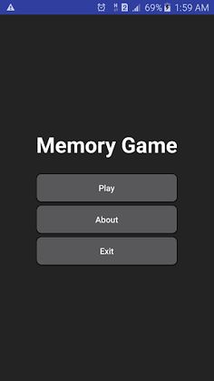 Memory Game - Screenshot 1