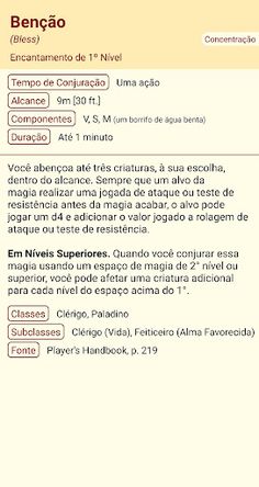 Grimório 5E - Screenshot 2