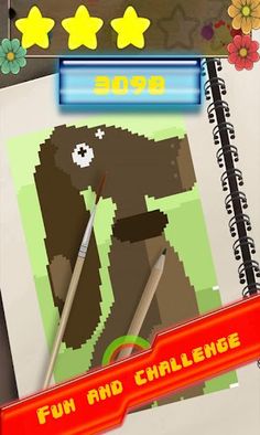 Pixel painter story game - Screenshot 2