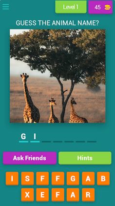 Guess The Animal Name - Screenshot 1