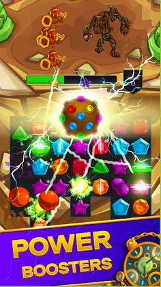 Crystal Saga: match 3 d games - Screenshot 3